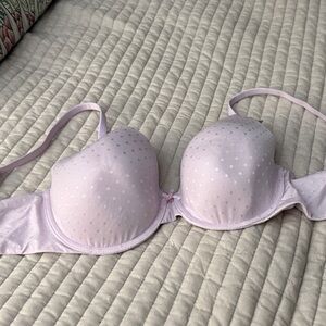Victoria's Secret Soft Pink Dotted Bra